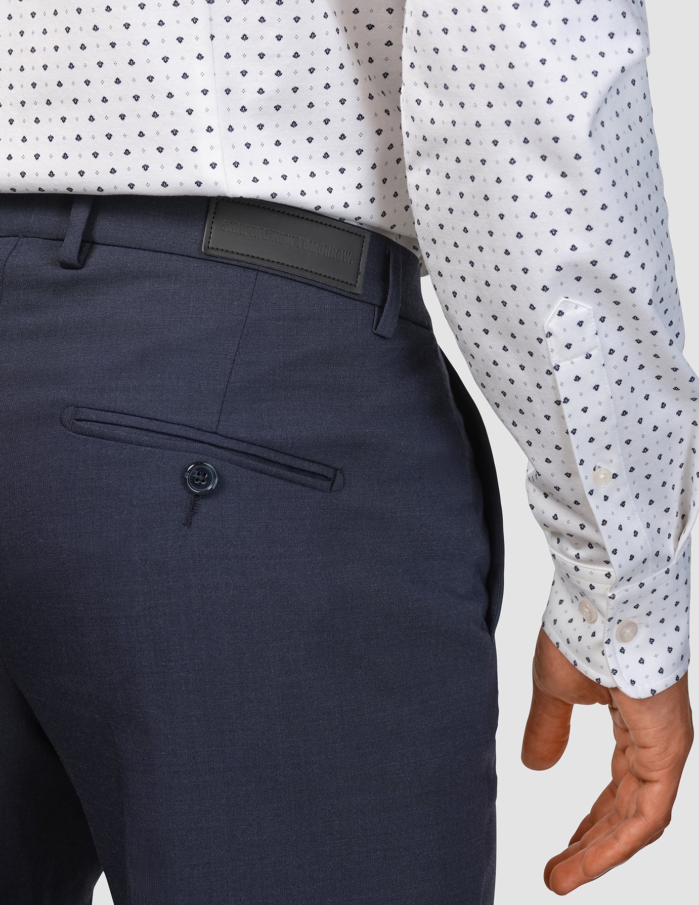 Tech Wool Suit Navy